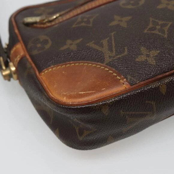 LOUIS VUITTON Monogram Marly Dragonne GM Clutch Bag M51825 LV Auth hk2543 - Picture 5 of 16